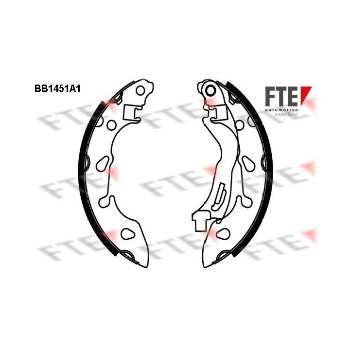 Stabdžių trinkelių komplektas FTE 9100173