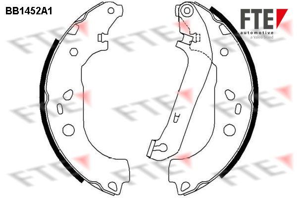 Stabdžių trinkelių komplektas FTE 9100174