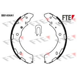 Stabdžių trinkelių komplektas FTE 9100175