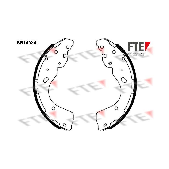Stabdžių trinkelių komplektas FTE 9100176