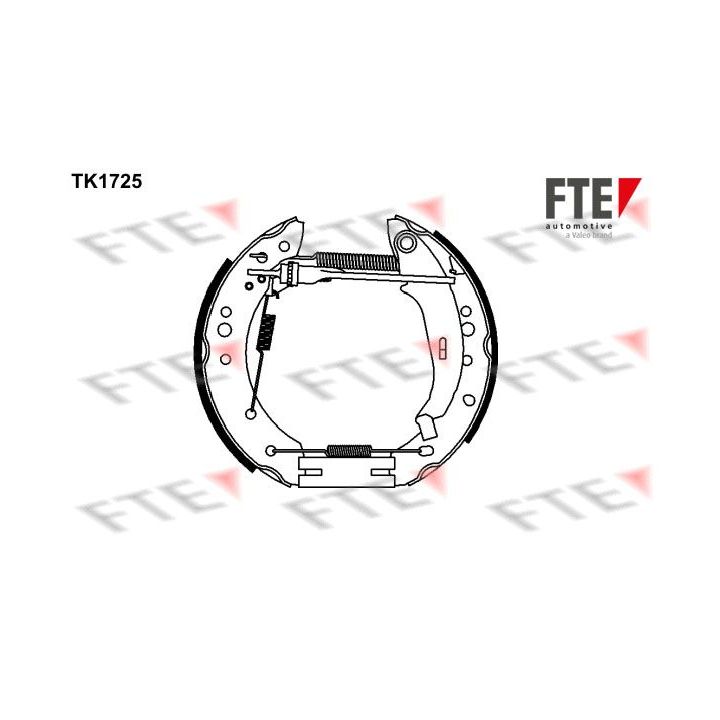 Stabdžių trinkelių komplektas FTE 9110008