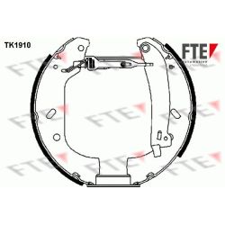 Stabdžių trinkelių komplektas FTE 9110009