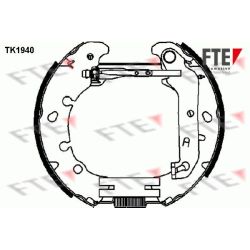 Stabdžių trinkelių komplektas FTE 9110013