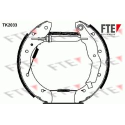 Stabdžių trinkelių komplektas FTE 9110015