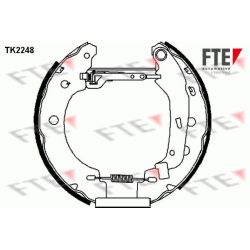 Stabdžių trinkelių komplektas FTE 9110023
