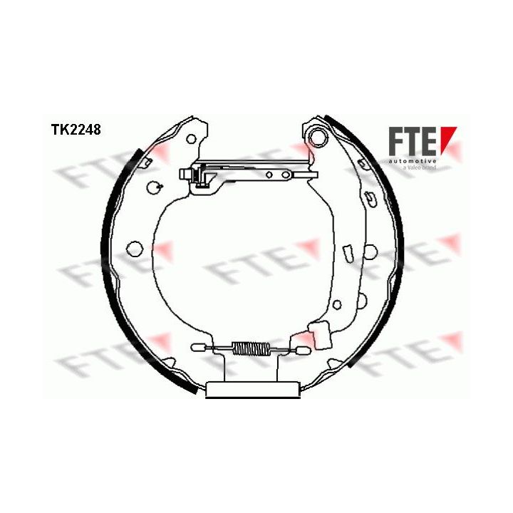 Stabdžių trinkelių komplektas FTE 9110023