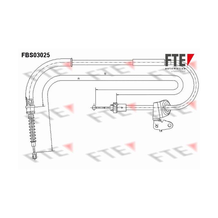 Trosas, stovėjimo stabdys FTE 9250114