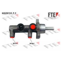 Pagrindinis cilindras, stabdžiai FTE 9220197