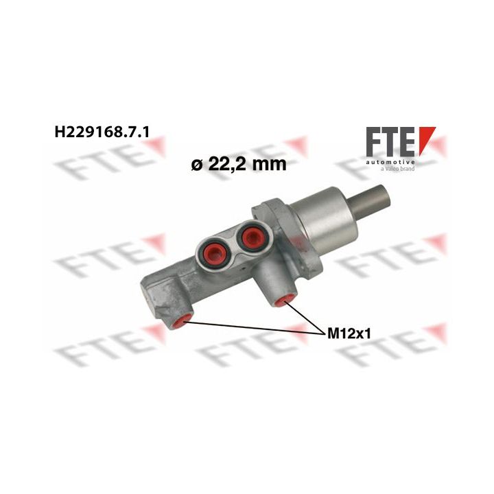 Pagrindinis cilindras, stabdžiai FTE 9220208