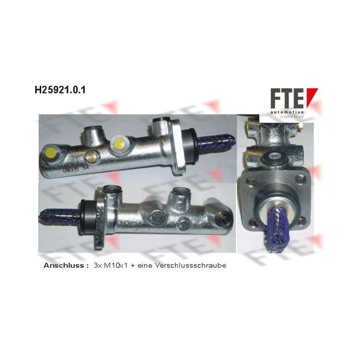 Pagrindinis cilindras, stabdžiai FTE 9220376