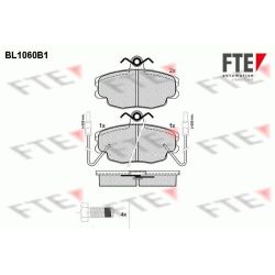 Stabdžių trinkelių rinkinys, diskinis stabdys FTE 9010021