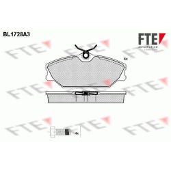 Stabdžių trinkelių rinkinys, diskinis stabdys FTE 9010318