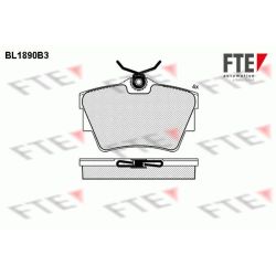 Stabdžių trinkelių rinkinys, diskinis stabdys FTE 9010475