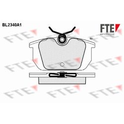 Stabdžių trinkelių rinkinys, diskinis stabdys FTE 9010705