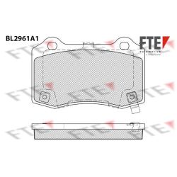 Stabdžių trinkelių rinkinys, diskinis stabdys FTE 9011204