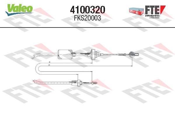 Sankabos trosas FTE 4100320