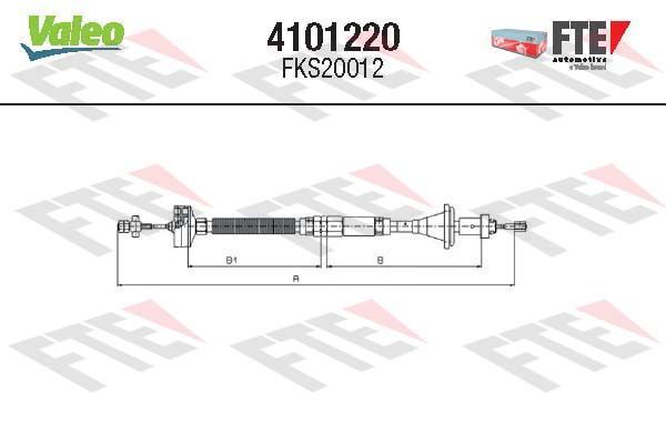 Sankabos trosas FTE 4101220