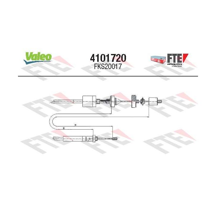 Sankabos trosas FTE 4101720