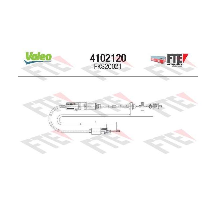 Sankabos trosas FTE 4102120