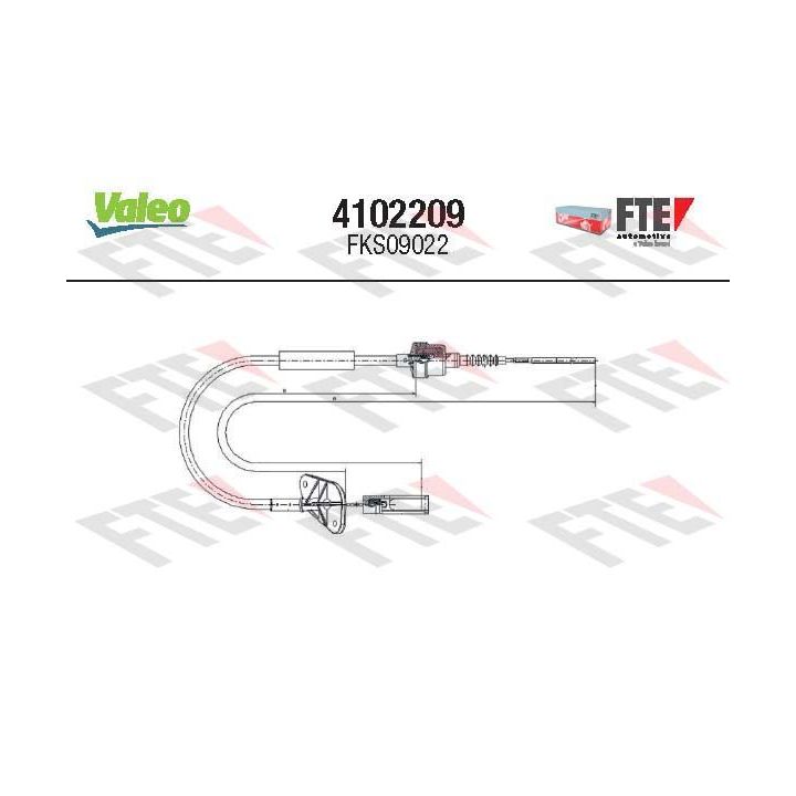 Sankabos trosas FTE 4102209
