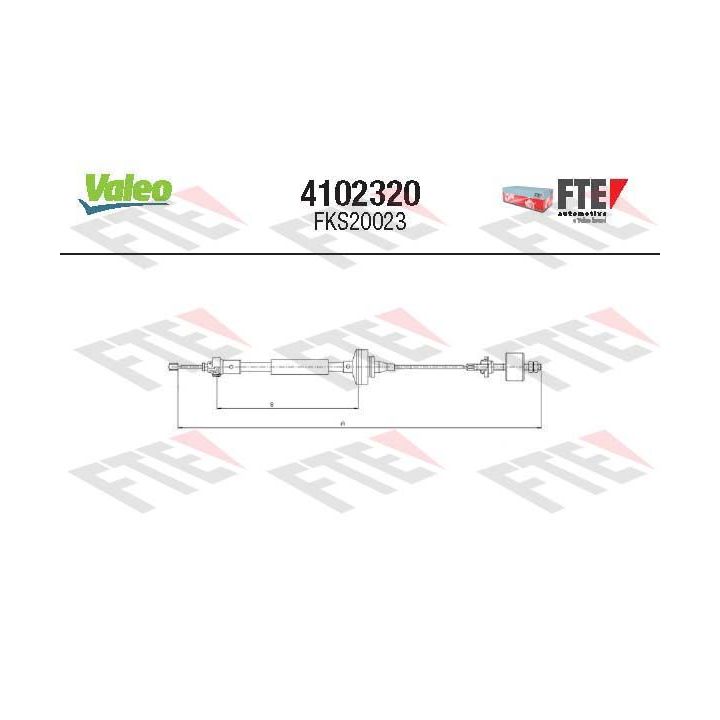 Sankabos trosas FTE 4102320