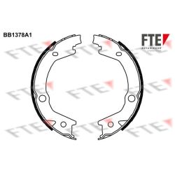 Stabdžių trinkelių komplektas, stovėjimo stabdis FTE 9100122