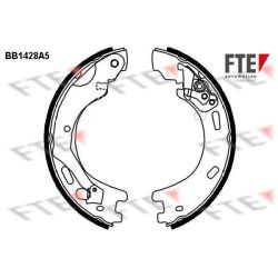 Stabdžių trinkelių komplektas, stovėjimo stabdis FTE 9100155