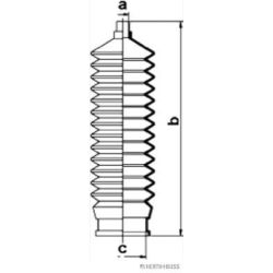 Gofruotoji membrana, vairavimas HERTH+BUSS JAKOPARTS J4103003