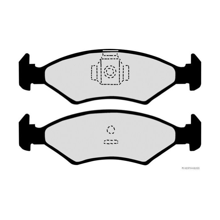 Stabdžių trinkelių rinkinys, diskinis stabdys HERTH+BUSS JAKOPARTS J3600301