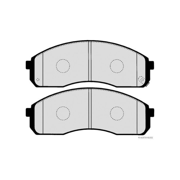 Stabdžių trinkelių rinkinys, diskinis stabdys HERTH+BUSS JAKOPARTS J3600321