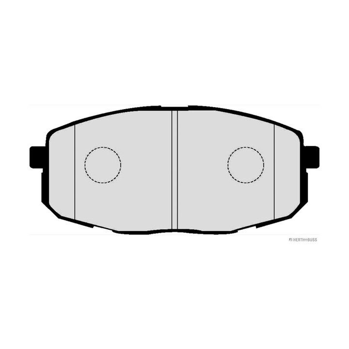 Stabdžių trinkelių rinkinys, diskinis stabdys HERTH+BUSS JAKOPARTS J3600330