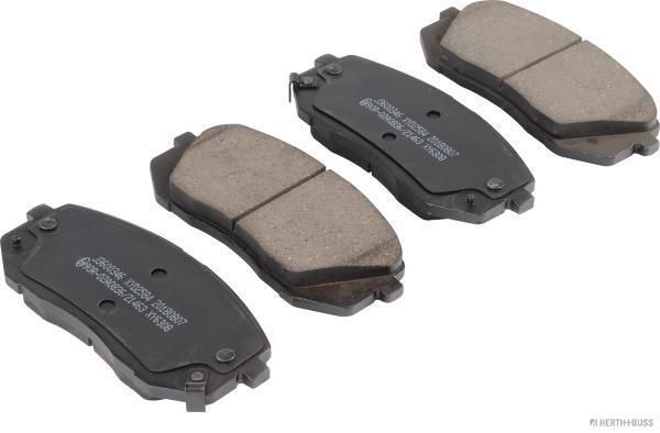 Stabdžių trinkelių rinkinys, diskinis stabdys HERTH+BUSS JAKOPARTS J3600346