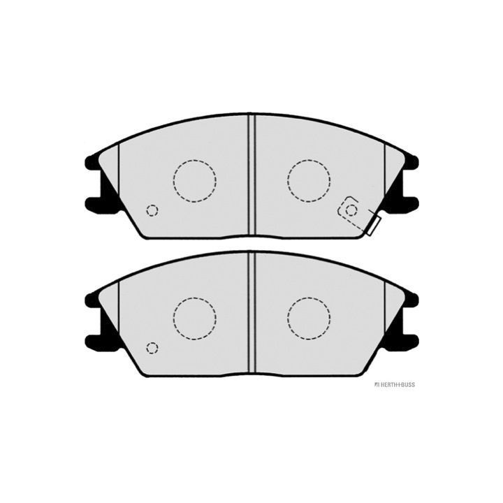 Stabdžių trinkelių rinkinys, diskinis stabdys HERTH+BUSS JAKOPARTS J3600515