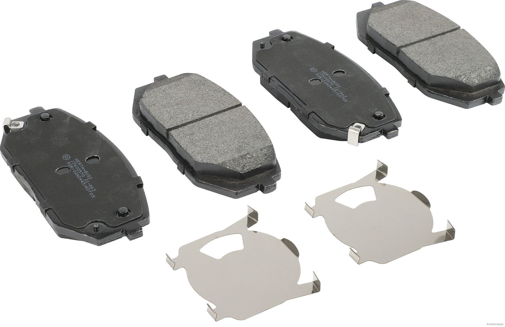 Stabdžių trinkelių rinkinys, diskinis stabdys HERTH+BUSS JAKOPARTS J3600570