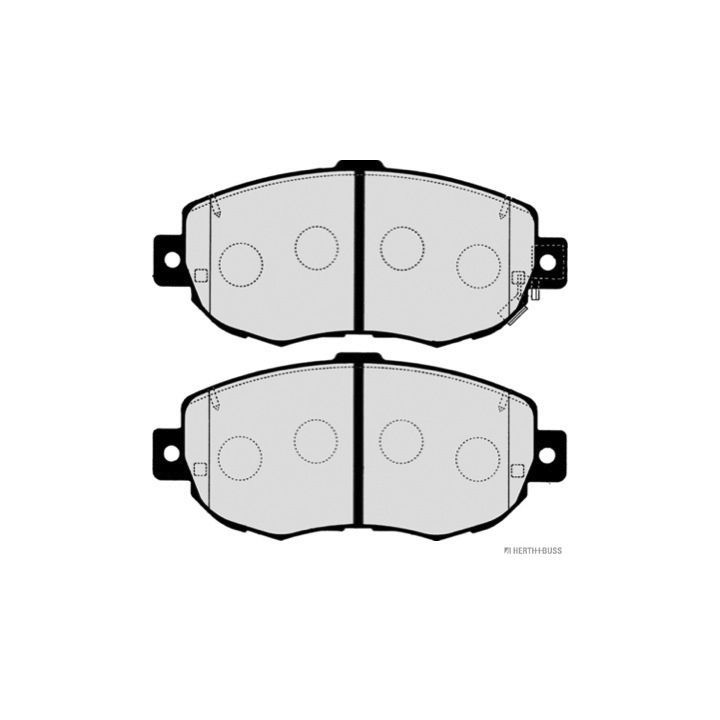 Stabdžių trinkelių rinkinys, diskinis stabdys HERTH+BUSS JAKOPARTS J3602072
