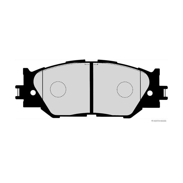 Stabdžių trinkelių rinkinys, diskinis stabdys HERTH+BUSS JAKOPARTS J3602126