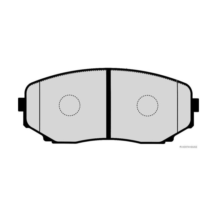 Stabdžių trinkelių rinkinys, diskinis stabdys HERTH+BUSS JAKOPARTS J3603005
