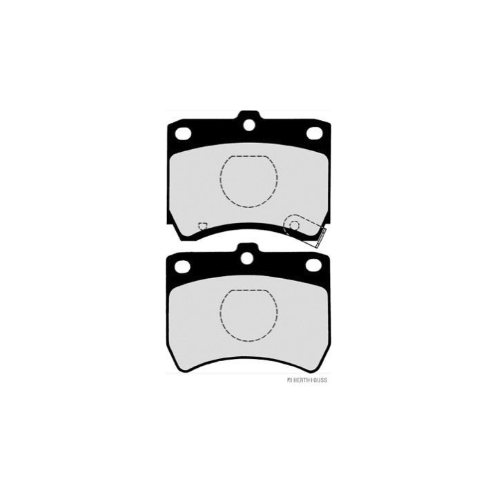 Stabdžių trinkelių rinkinys, diskinis stabdys HERTH+BUSS JAKOPARTS J3603032