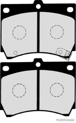 Stabdžių trinkelių rinkinys, diskinis stabdys HERTH+BUSS JAKOPARTS J3603035