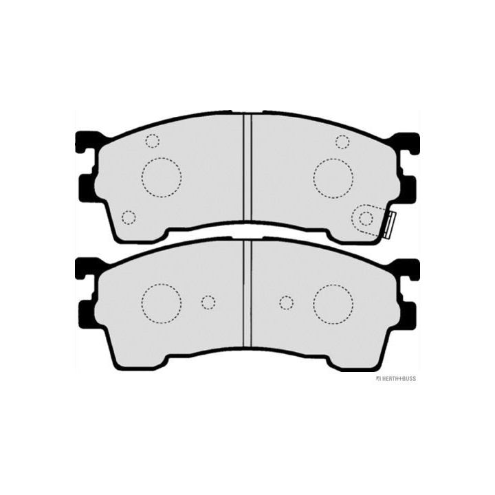 Stabdžių trinkelių rinkinys, diskinis stabdys HERTH+BUSS JAKOPARTS J3603038