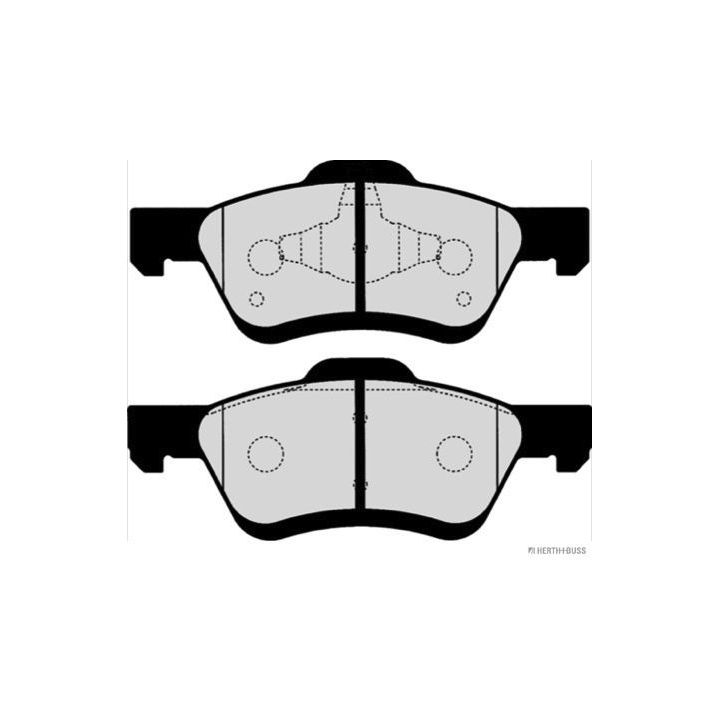 Stabdžių trinkelių rinkinys, diskinis stabdys HERTH+BUSS JAKOPARTS J3603042
