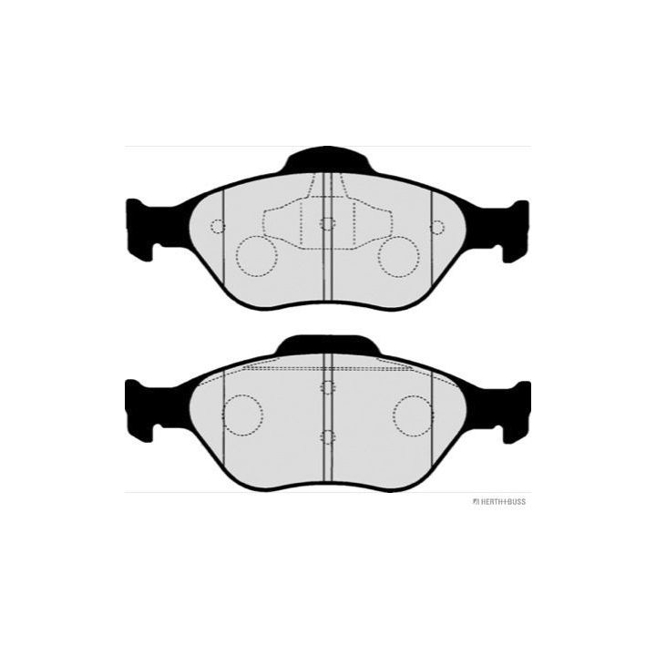 Stabdžių trinkelių rinkinys, diskinis stabdys HERTH+BUSS JAKOPARTS J3603063