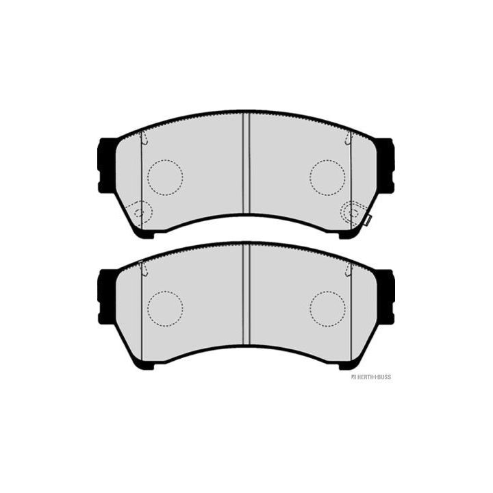 Stabdžių trinkelių rinkinys, diskinis stabdys HERTH+BUSS JAKOPARTS J3603069