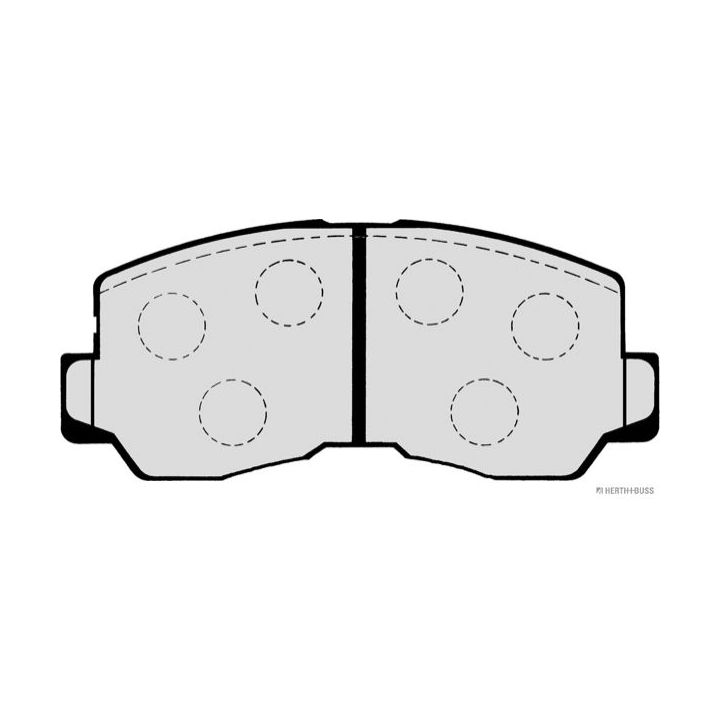 Stabdžių trinkelių rinkinys, diskinis stabdys HERTH+BUSS JAKOPARTS J3605002