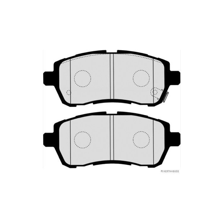 Stabdžių trinkelių rinkinys, diskinis stabdys HERTH+BUSS JAKOPARTS J3606026