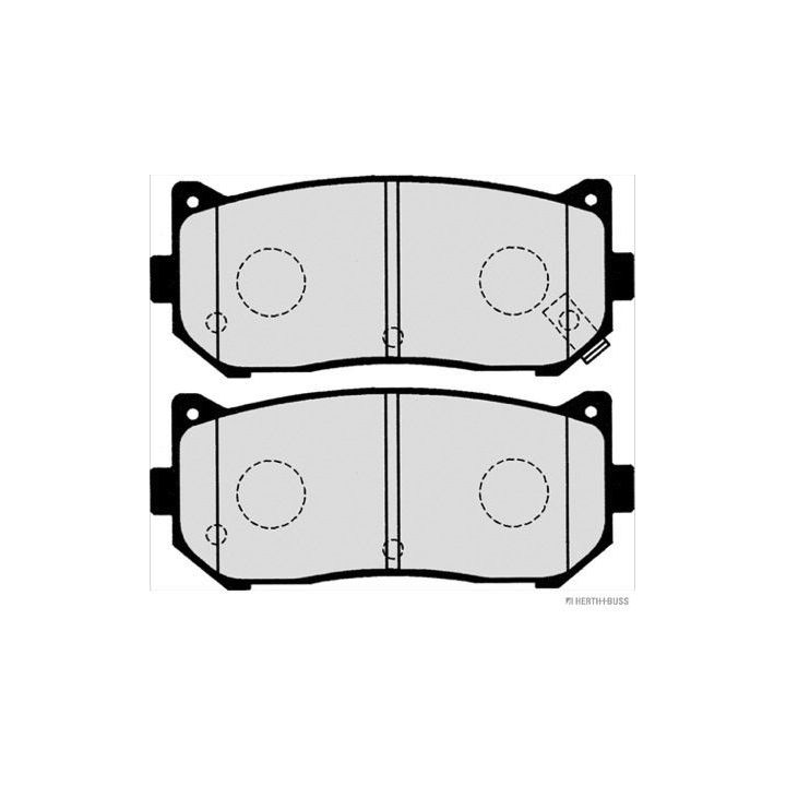 Stabdžių trinkelių rinkinys, diskinis stabdys HERTH+BUSS JAKOPARTS J3610301