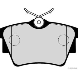 Stabdžių trinkelių rinkinys, diskinis stabdys HERTH+BUSS JAKOPARTS J3611047