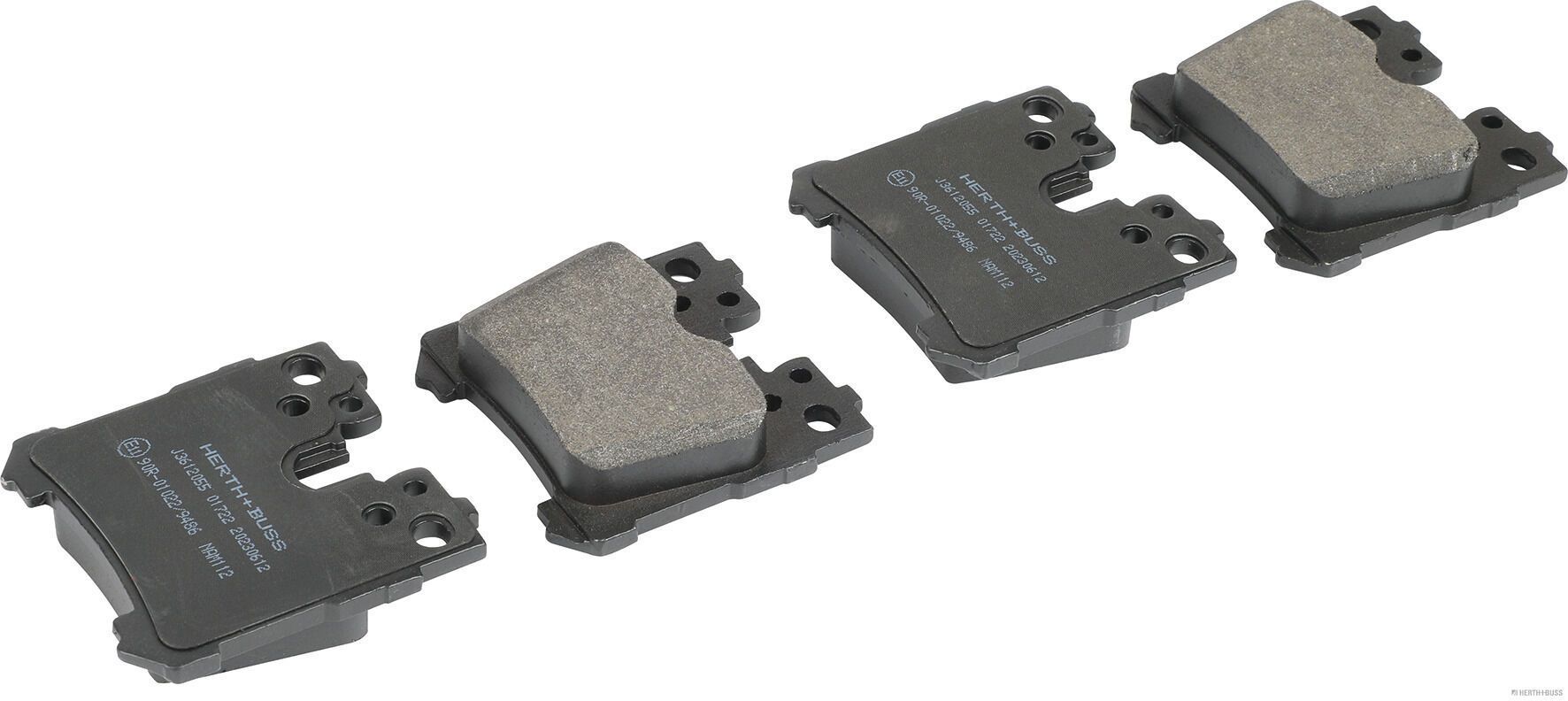Stabdžių trinkelių rinkinys, diskinis stabdys HERTH+BUSS JAKOPARTS J3612055