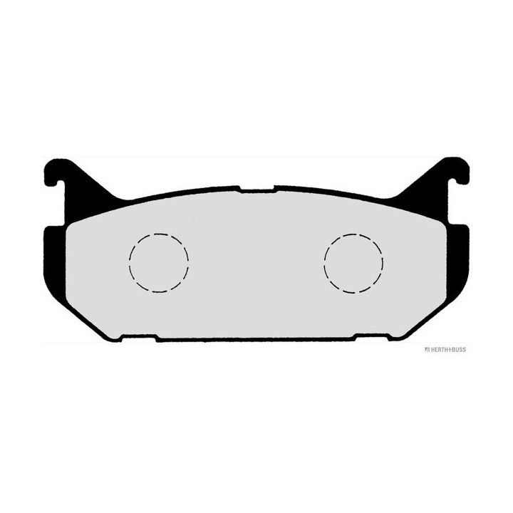 Stabdžių trinkelių rinkinys, diskinis stabdys HERTH+BUSS JAKOPARTS J3613007