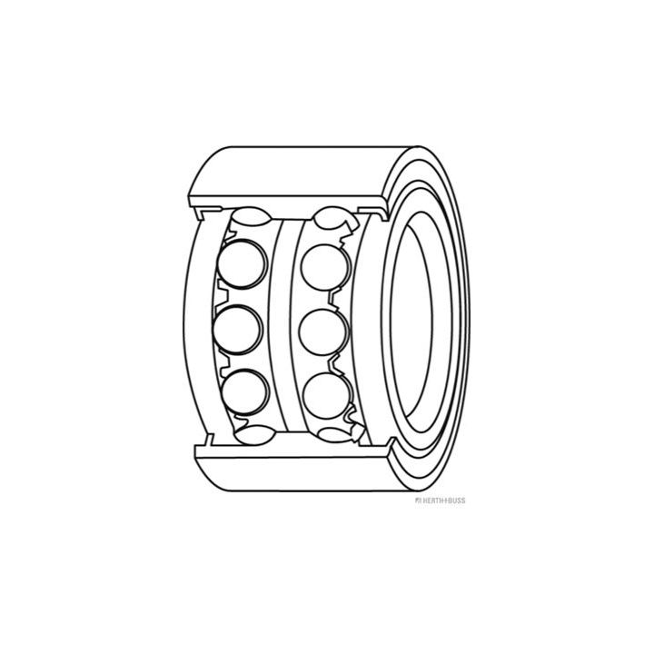 Rato guolio komplektas HERTH+BUSS JAKOPARTS J4705009